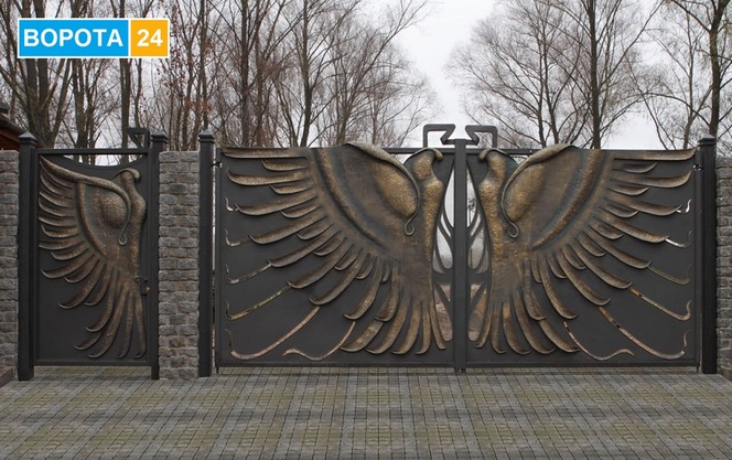 Оцинкованные ворота в Николаеве